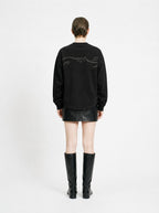 Habibi Long Sleeve Jersey in Black