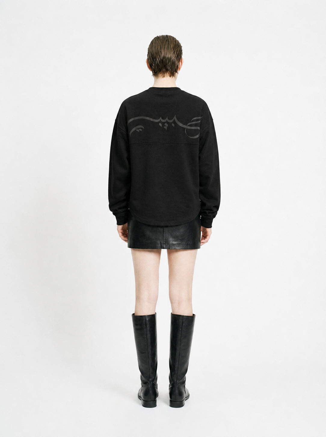 Habibi Long Sleeve Jersey in Black