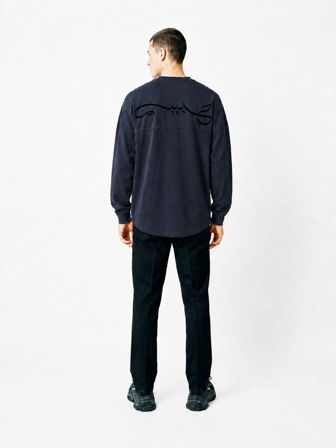 Habibi Long Sleeve Jersey in Navy