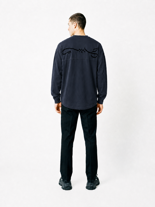 Habibi Long Sleeve Jersey in Navy